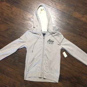 Ladies small Aero light weight zip up sweater
